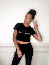 Load image into Gallery viewer, LOVE PUNK Organic Crop Top