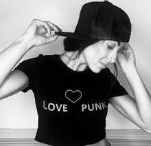 Load image into Gallery viewer, LOVE PUNK Organic Crop Top