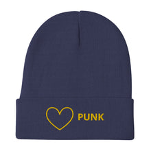 Load image into Gallery viewer, Heart PUNK Embroidered Beanie