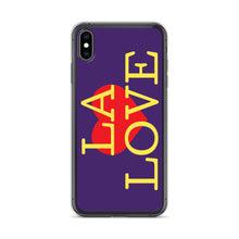 Load image into Gallery viewer, LA LOVE I (Purple) iPhone Case