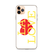 Load image into Gallery viewer, LA LOVE I White iPhone Case