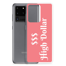 Load image into Gallery viewer, High Dollar Pink and White Samsung Case