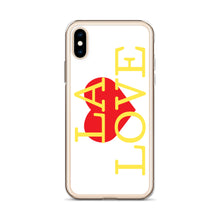 Load image into Gallery viewer, LA LOVE I White iPhone Case