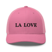 Load image into Gallery viewer, LA Love Embroidered Pink Trucker Cap