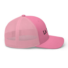 Load image into Gallery viewer, LA Love Embroidered Pink Trucker Cap