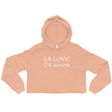 Load image into Gallery viewer, LA Love 24 Seven Crop Hoodie