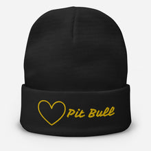 Load image into Gallery viewer, Pit Bull Love Embroidered Beanie
