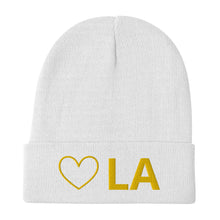 Load image into Gallery viewer, Heart LA Embroidered Beanie
