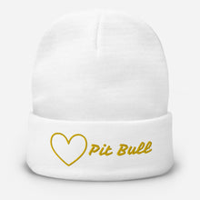 Load image into Gallery viewer, Pit Bull Love Embroidered Beanie
