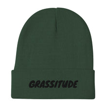 Load image into Gallery viewer, Grassitude Embroidered Beanie
