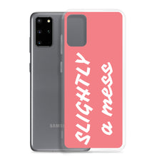 Load image into Gallery viewer, SLIGHTLY a mess Pink and White Samsung Case
