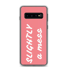 Load image into Gallery viewer, SLIGHTLY a mess Pink and White Samsung Case
