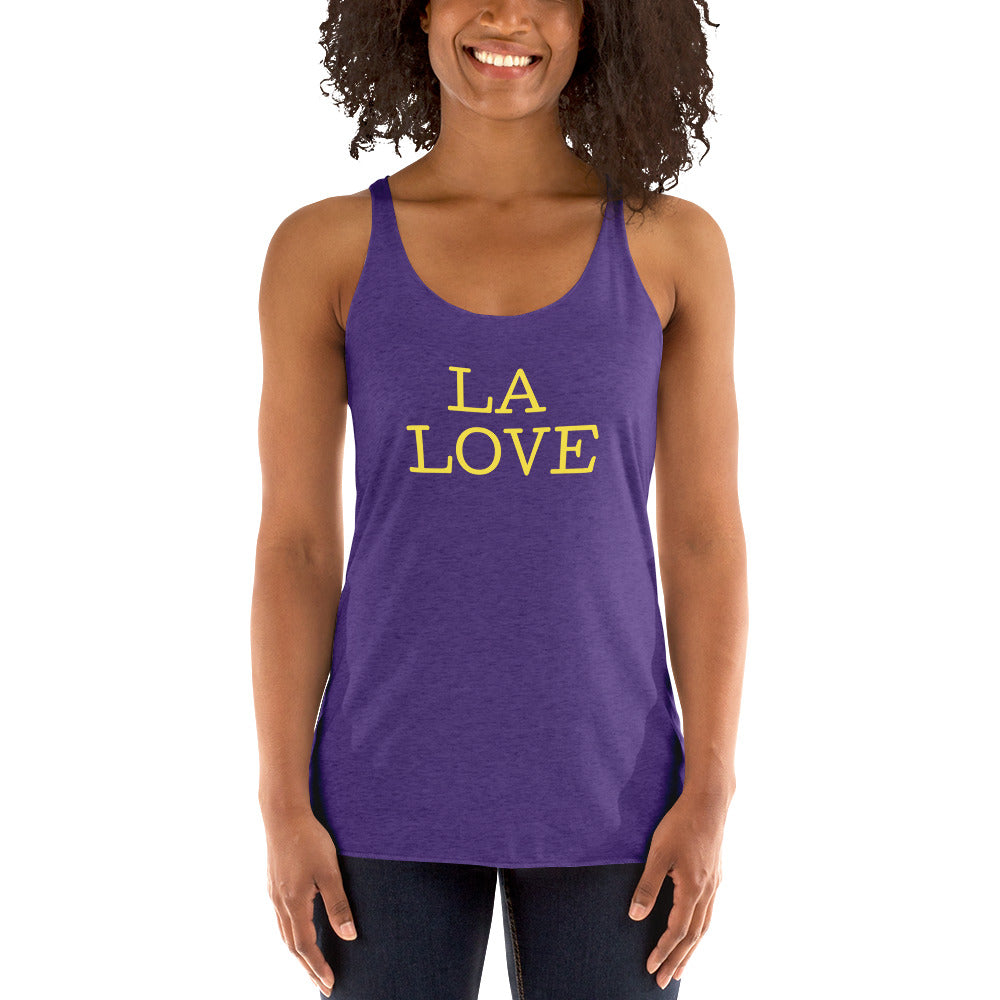 LA Love 1 Women's Racerback Tank