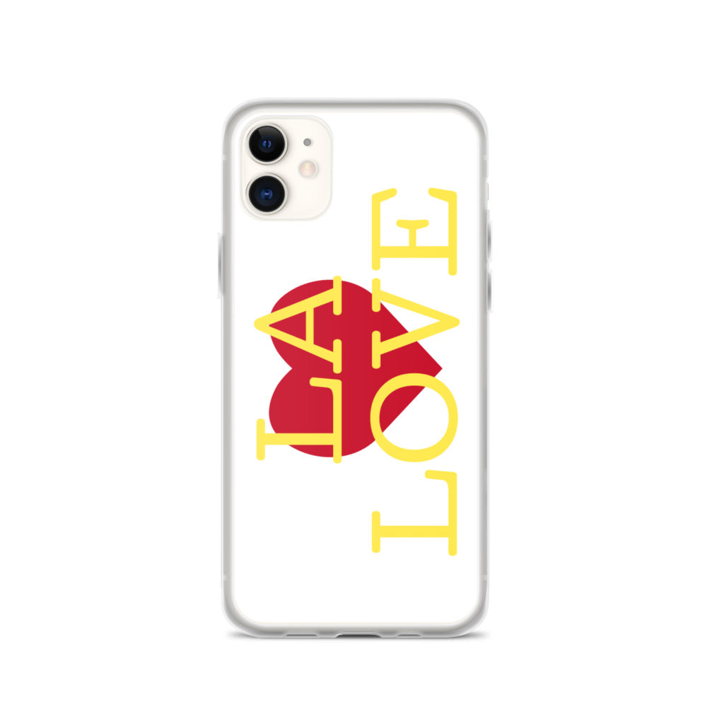 LA LOVE 1 (White) iPhone Case