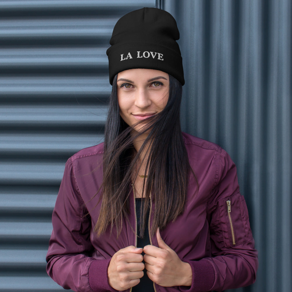 LA LOVE Embroidered Beanie