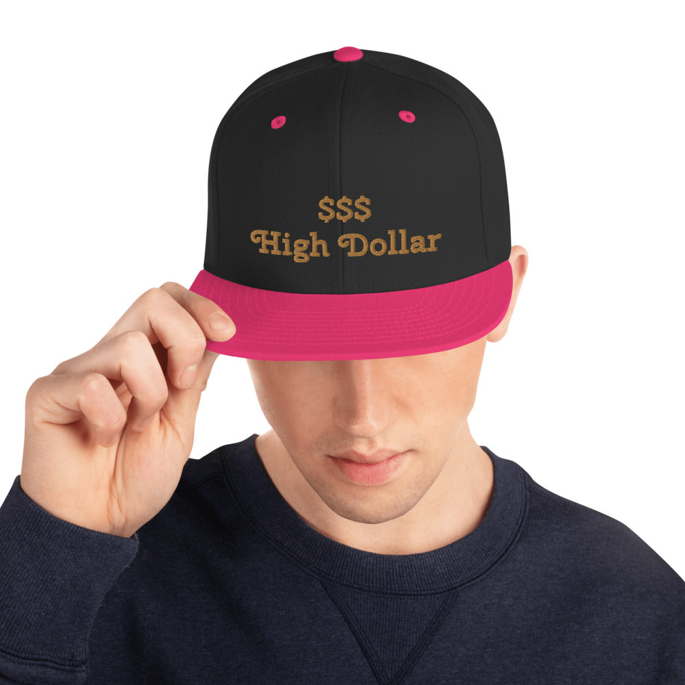 Original High Dollar Embroidered Snapback Hats