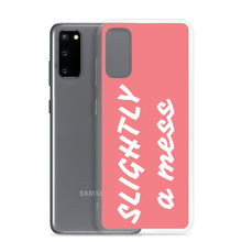 Load image into Gallery viewer, SLIGHTLY a mess Pink and White Samsung Case
