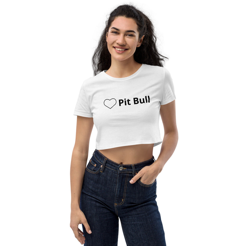 Pit Bull Love Organic Crop Top