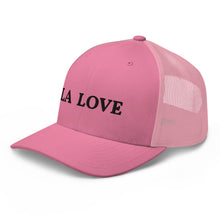 Load image into Gallery viewer, LA Love Embroidered Pink Trucker Cap
