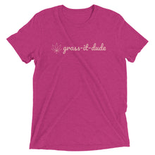 Load image into Gallery viewer, grass-it-dude Pink short sleeve t-shirt
