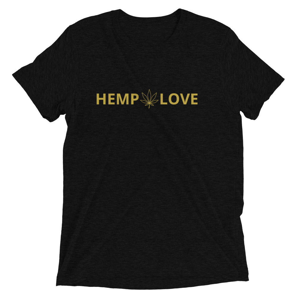 Hemp Love Gold Short sleeve t-shirt