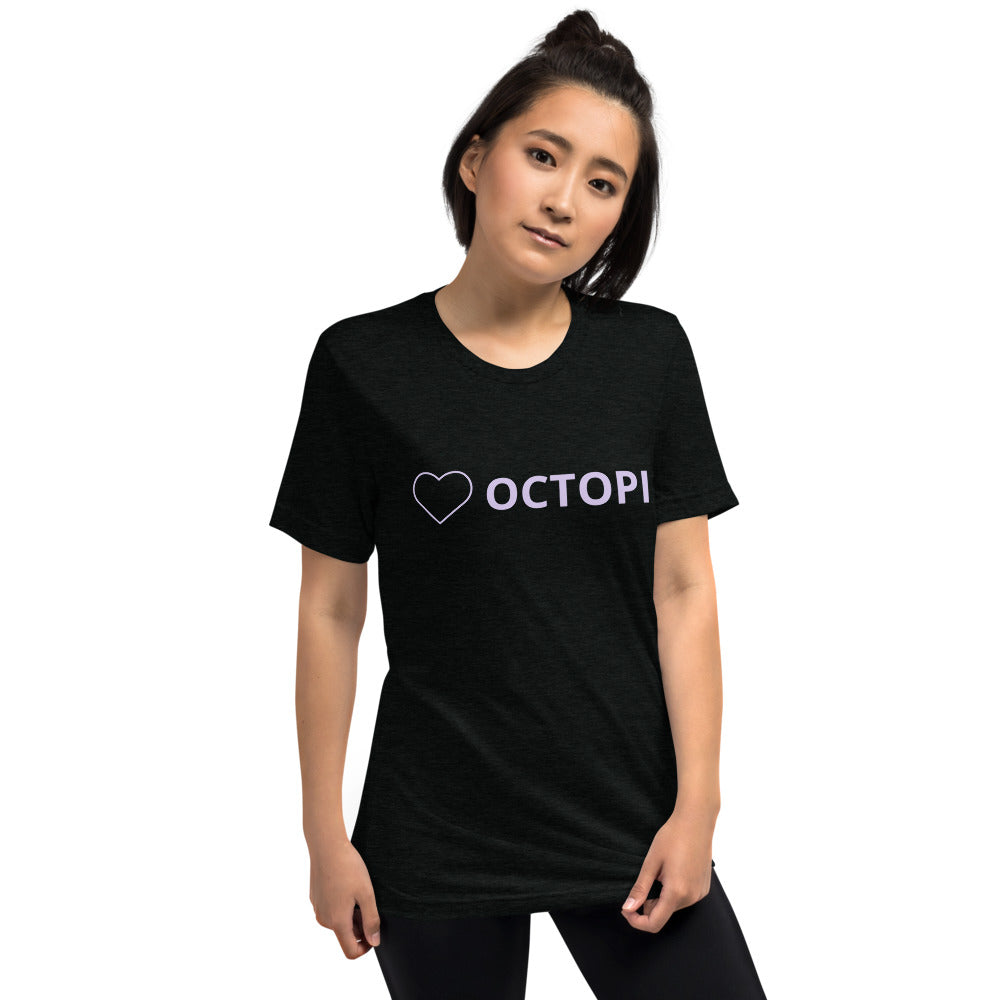 Heart Octopi Short sleeve boyfriend T